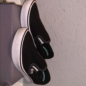 Black slip on vans